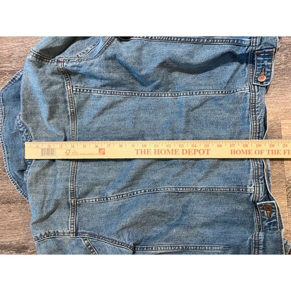 Old Navy Classic Medium Wash Denim Trucker Jacket Women's Size medium - Picture 5 of 9